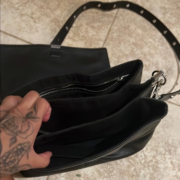 All Saints Black Crossbody Bag - Picture 3 of 4